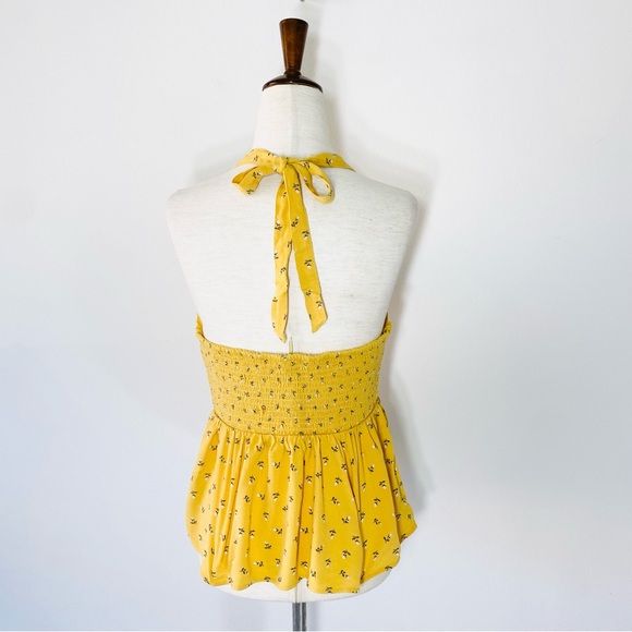 American Eagle floral halter peplum top - Picture 8 of 13